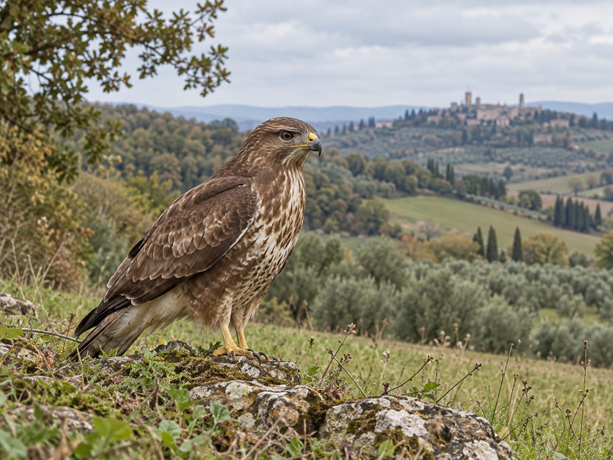Poiana nella campagna toscana